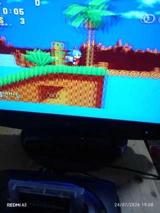 Sega Mega Drive II - Consola Negra