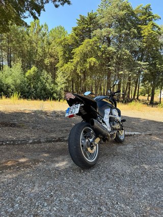 Kawasaki Z750 Naked Negra/Plata