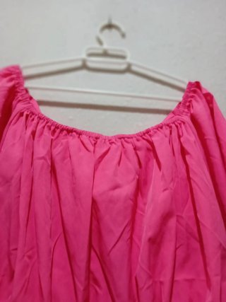 Blusa rosa crop top