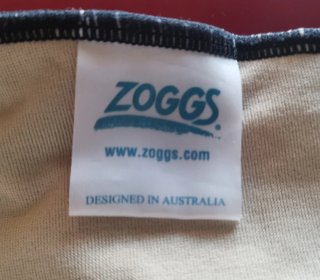 Costume Intero Zoggs Nero-Rosso Tg42
