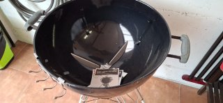 Barbacoa Weber One Touch 57cm Negra, con funda.