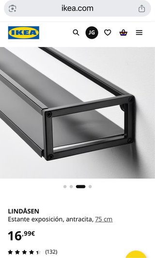 Estante exposición IKEA LINDASEN
