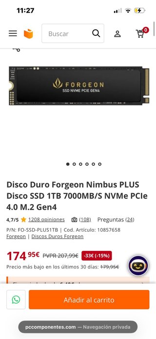MSI Bravo 15c7v RTX4050 16GB 1TB SSD Nuevo, Gaming