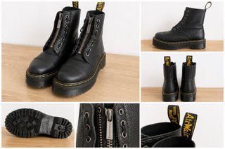 Botas Dr. Martens Jadon Plataforma Cremallera