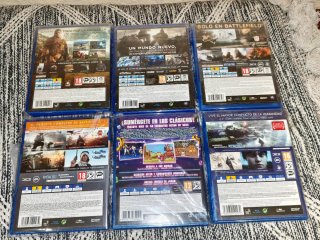 Confezione 6 Giochi PS4: Battlefield, COD, Mega Drive