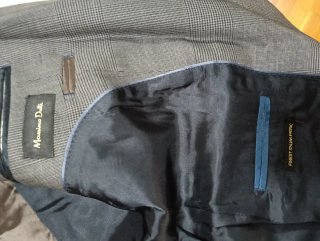 Traje de caballero gris