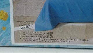 Completo Lenzuola Copriletto Juliette