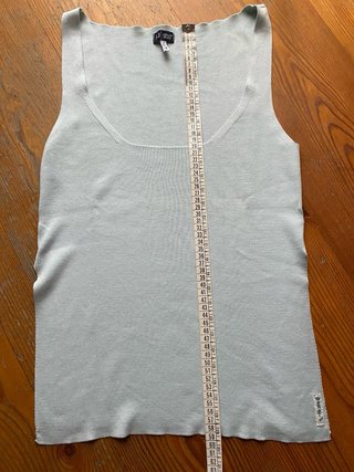 Canottiera Armani Jeans azzurro tenue.