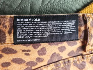 Pantalón Bimba y Lola estampado leopardo