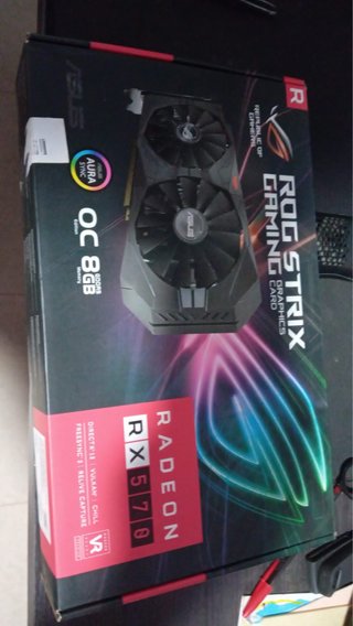 Tarjeta Gráfica ASUS ROG Strix RX 570 8GB