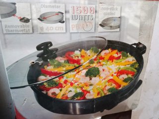 Sartén Eléctrica Clatronic 1500W 40cm