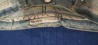 Shorts Denim CLAYTON Ripped Taglia 48