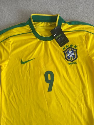 Camiseta Brasil Ronaldo 9 Nike Talla S