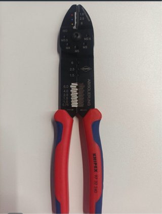 Alicates Knipex crimpar terminales 1,5-6mm