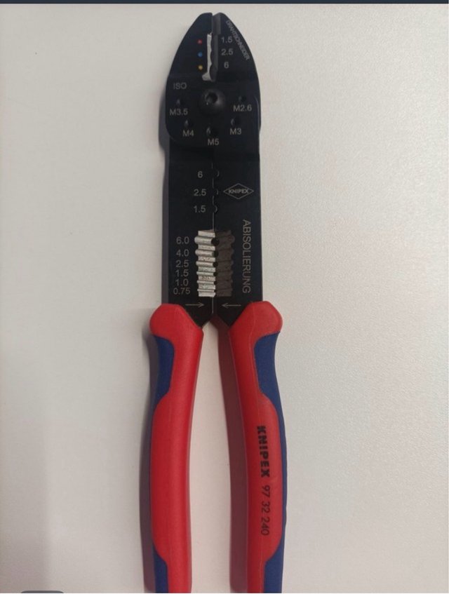 Alicates Knipex crimpar terminales 1,5-6mm