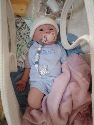 Muñeco Reborn Jesús con Chupete