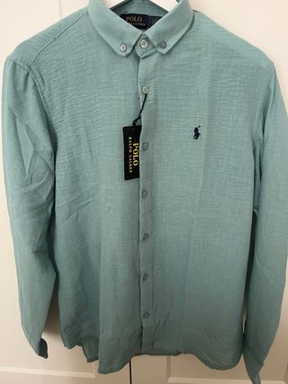 Camisa Lino Polo Ralph Lauren Talla L