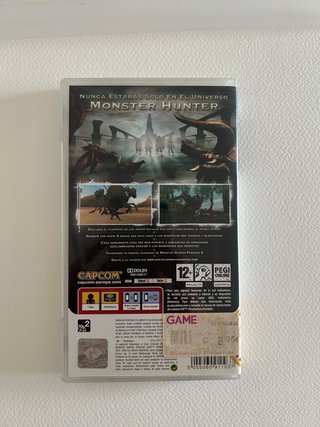 Carcasa PSP Monster Hunter Freedom Unite