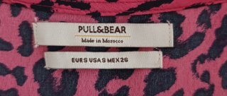 Camisa rosa Pull&Bear estampado leopardo