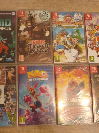 Confezione da 10 giochi Nintendo Switch sigillati