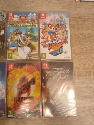 Confezione da 10 giochi Nintendo Switch sigillati