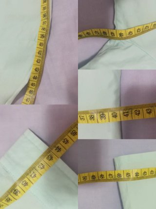 Camisa Zara aguamarina algodón