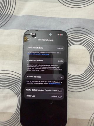 iPhone 15 128 GB Azul Libre – Funciona perfecto