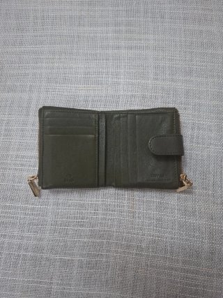Portafoglio donna Carpisa verde con zip
