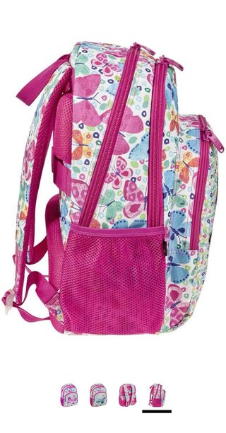 Mochila Escolar Mariposas Busquets Adaptable