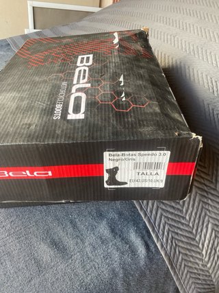 Botas Moto Racing Bela Negras y Rojas