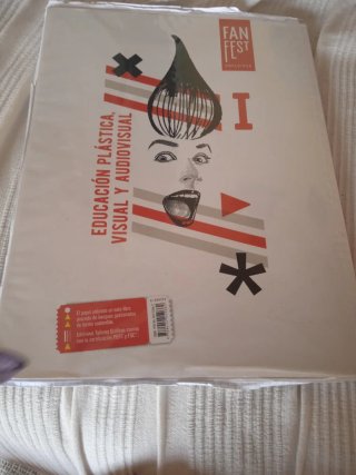 Libro educación plástica, visual 1 eso.