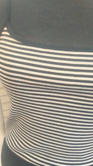 Camiseta efecto triple rayas