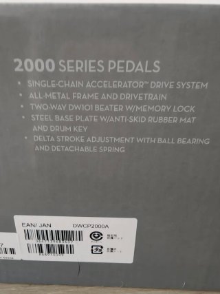 Pedal bombo DW 2000 Accelerator NUEVO