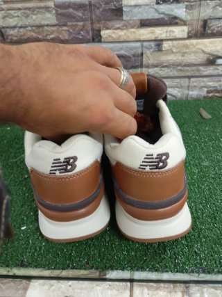 New Balance Sneakers Beige/Brown Uomo