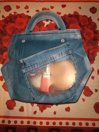 Bolsas de tela Stitch y Ángel  5'95€ cada una