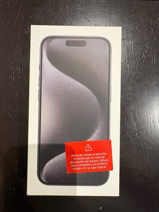 iPhone 15 Pro 128GB negro