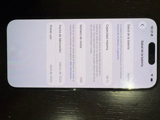 iPhone 15 Pro 128GB negro