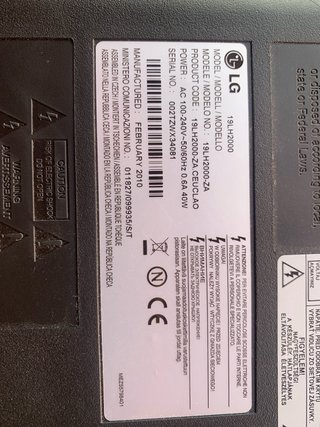 Televisor LG Negro