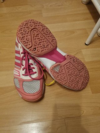Zapatillas Adidas Mujer Rosa y Blanco de pádel