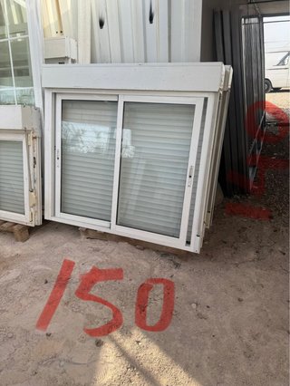Ventana corredera aluminio blanco