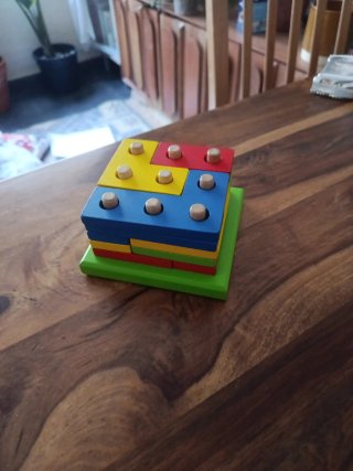 Juguete de madera puzzle educativo