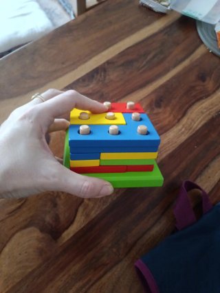 Juguete de madera puzzle educativo