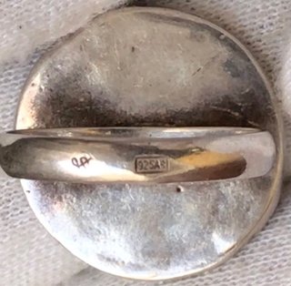 Anillo Plata Ley Sello Piedras Negras + Regalo