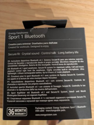 Auriculares Bluetooth Energy Sistem Sport 1