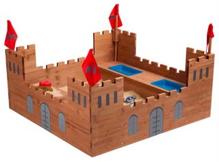 Playtive  Cajón de Arena Castillo de Madera
