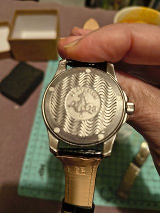 Omega Seamaster 150m Reloj Negro/Plata
