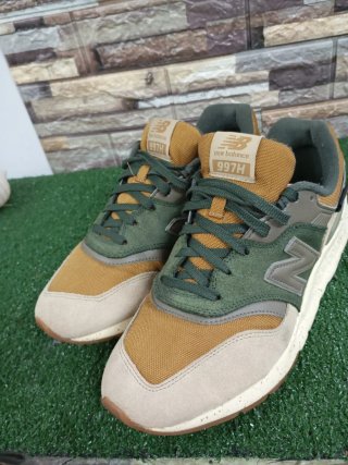 New Balance Sneakers Beige/Verde Uomo