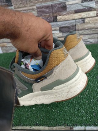 New Balance Sneakers Beige/Verde Uomo