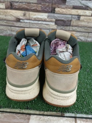 New Balance Sneakers Beige/Verde Uomo