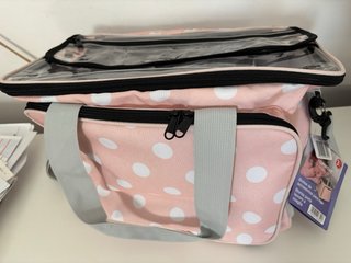 Bolso de costura con lunares